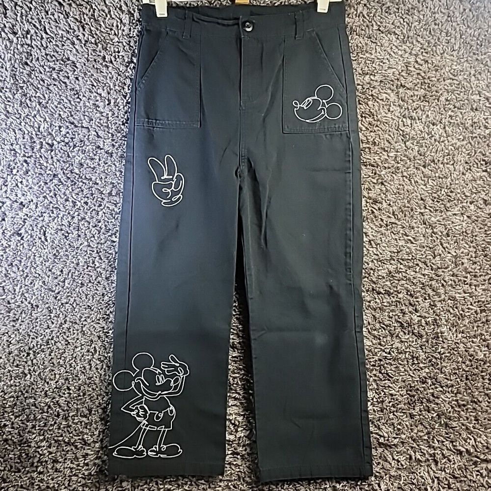 Disney Mickey Mouse Women's Junior ‎ Size 13 Black Pants